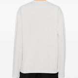 T-shirt a maniche lunghe in grigio Jacquemus - unisex 