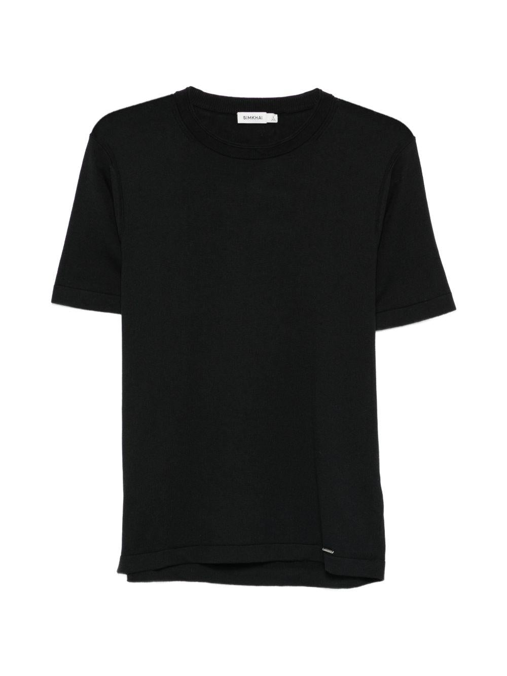 T-shirt a maniche corte in nero Simkhai - uomo 