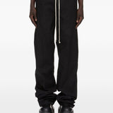 Pantaloni ampi Geth in lana nera 