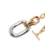 Collana a catena chunky in oro Rabanne - donna 