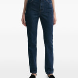 Jeans slim-fi a vita alta in blu Toteme - donna 