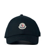 Cappello da baseball con applicazione logo in bianco Moncler - unisex 