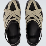 Mules megalace in nero Rick Owens - uomo 