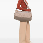 Borsa tote con logo in rosa Adidas by stella mc cartney - donna 