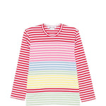 T-shirt a maniche lunghe a righe Comme des garcons comme des garcons - donna 