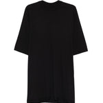 T-shirt girocollo in nero Rick owens drkshdw - uomo 