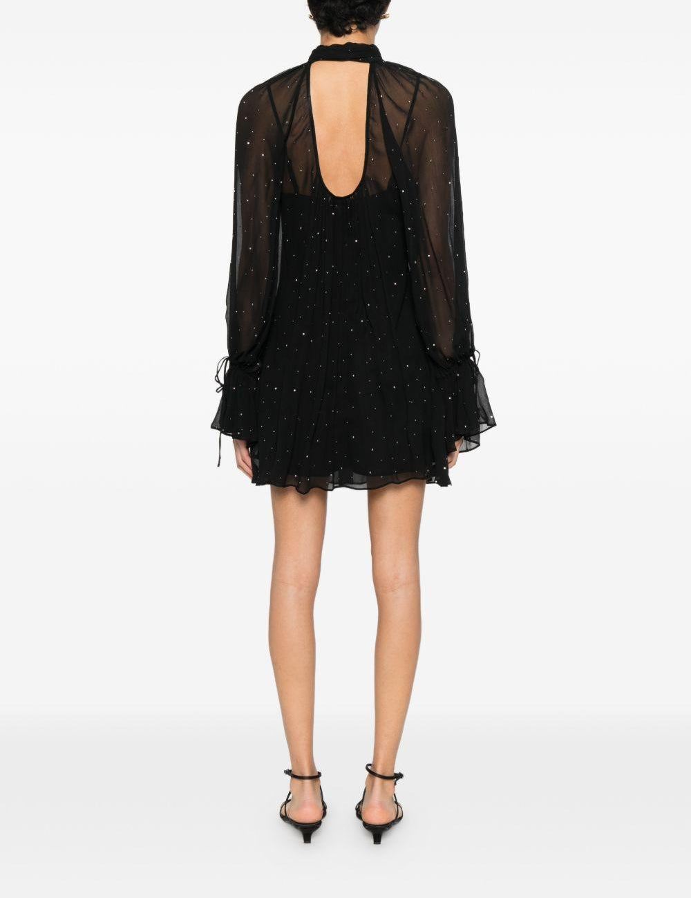 Abito mini roux in nero staud - donna 