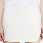 Minigonna con decorazione in bianco Amen - donna 