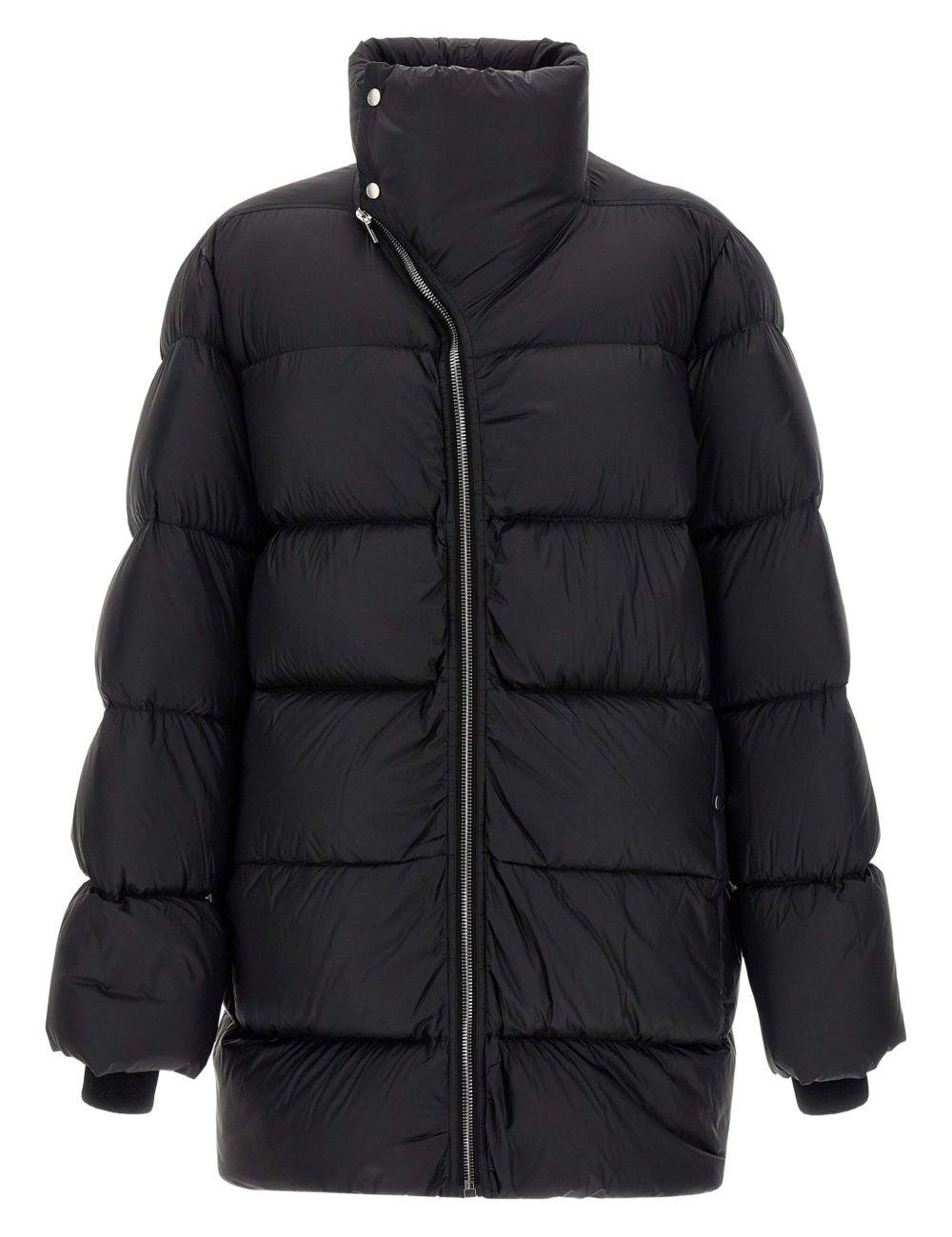Piumino lungo imbottito turtle in nero Rick owens - uomo 