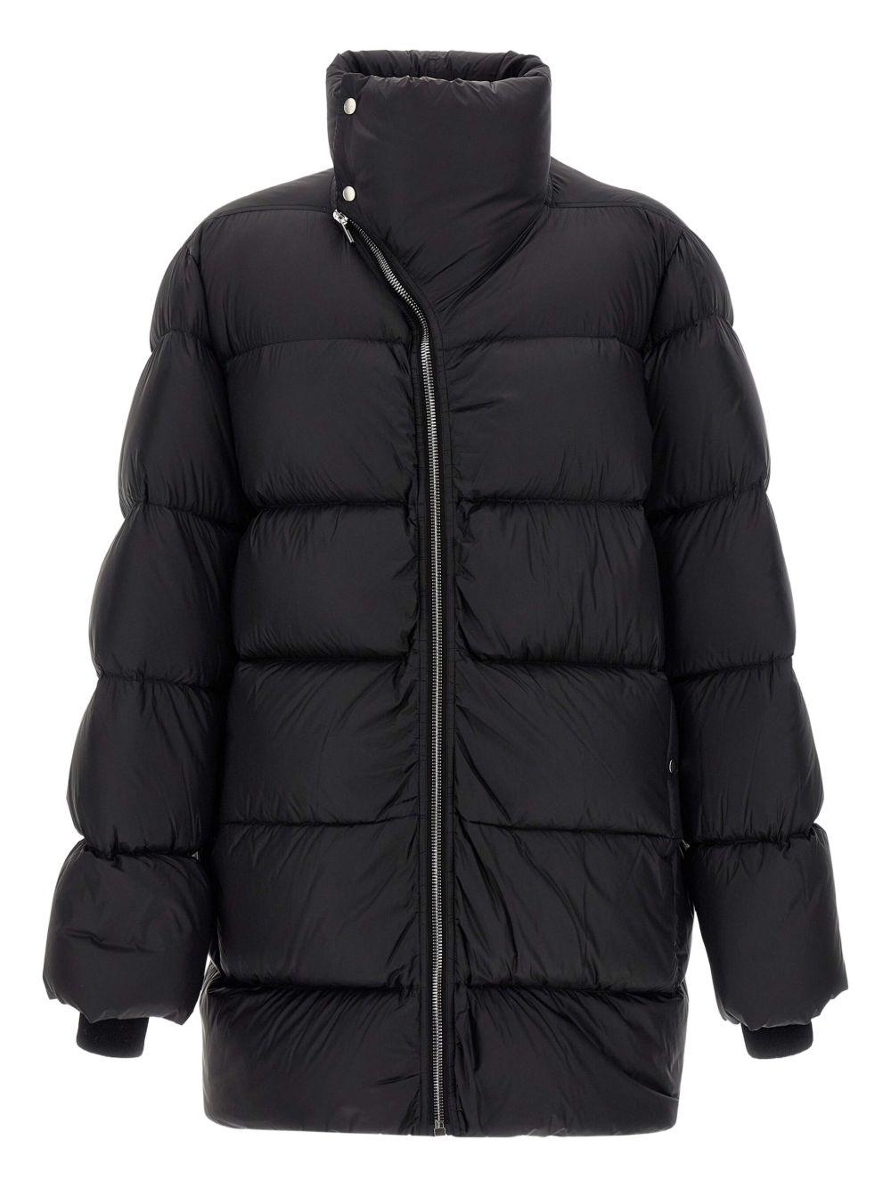 Piumino lungo imbottito turtle in nero Rick owens - uomo 