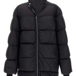 Piumino lungo imbottito turtle in nero Rick owens - uomo 