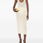Gonna semi trasparente in giallo Wardrobe.Nyc - donna 