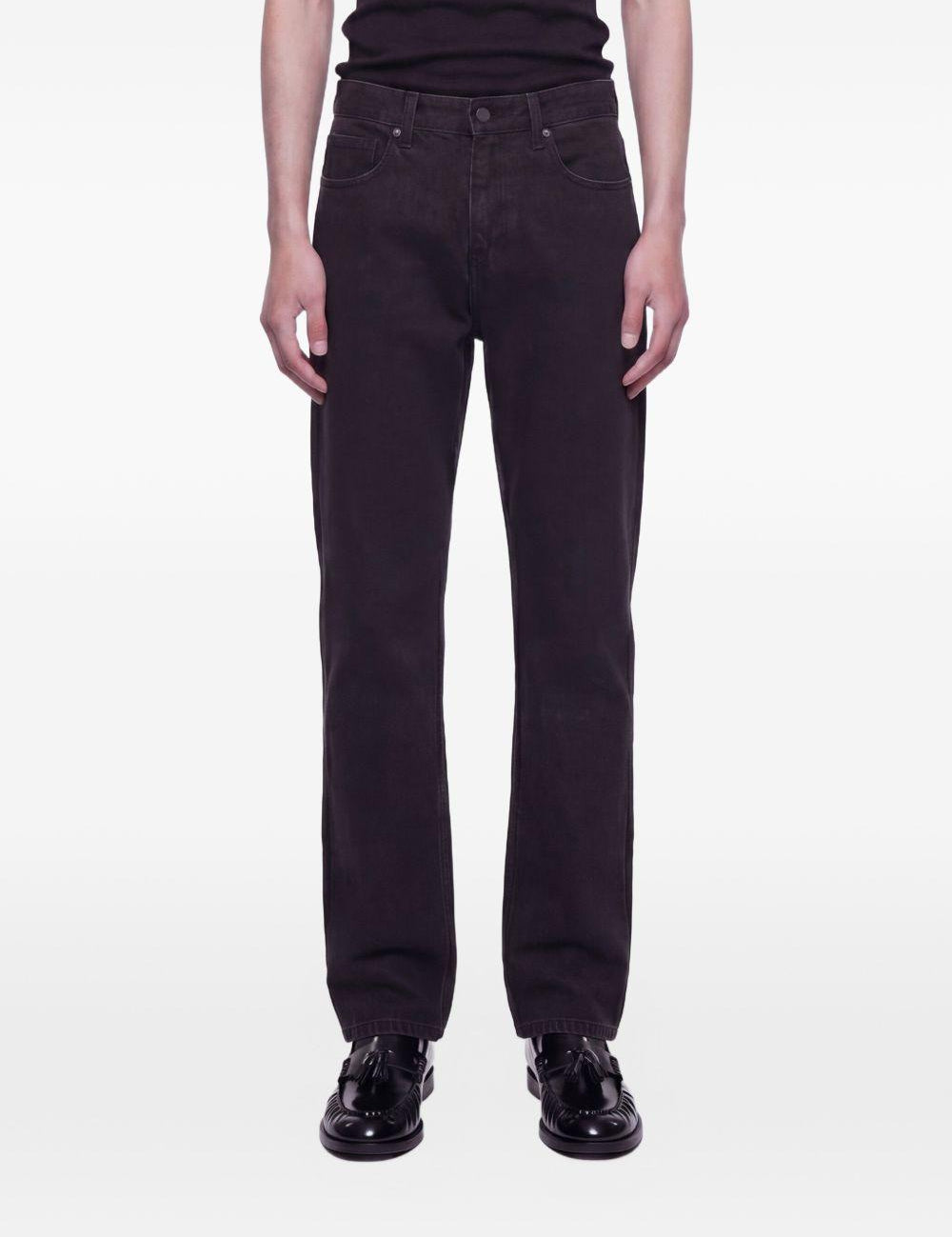 Jeans big papi a gamba dritta in nero Second layer - uomo 