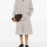Camicia a righe above in beige Our legacy - uomo 