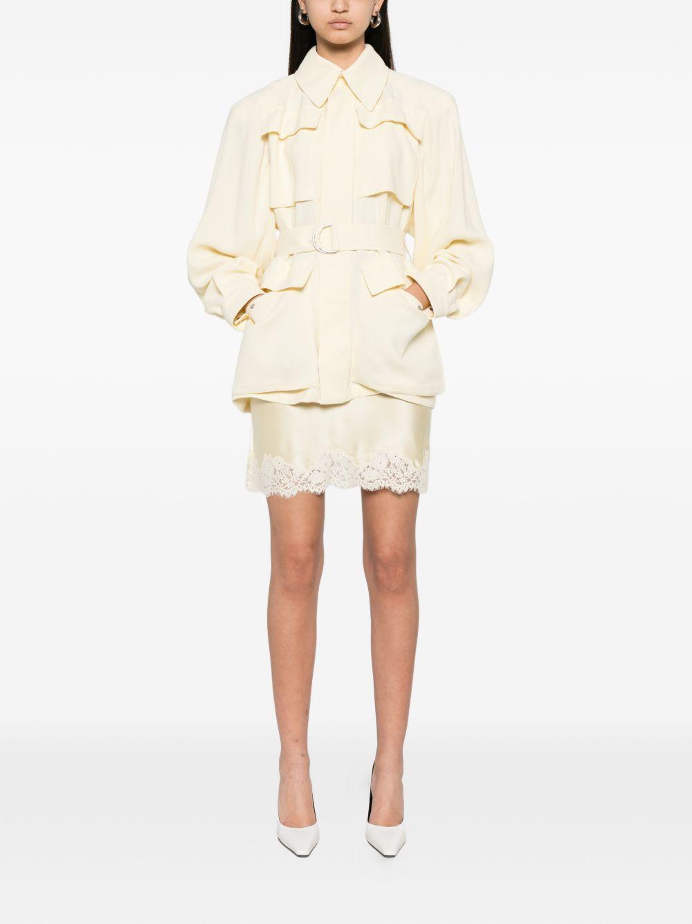Giacca safari con cintura in giallo Wardrobe.Nyc - donna 