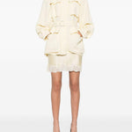 Giacca safari con cintura in giallo Wardrobe.Nyc - donna 