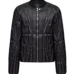 Giacca trapuntata geocamo in nero Rick Owens x Moncler - unisex<BR/> 