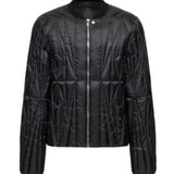 Giacca trapuntata geocamo in nero Rick Owens x Moncler - unisex<BR/> 