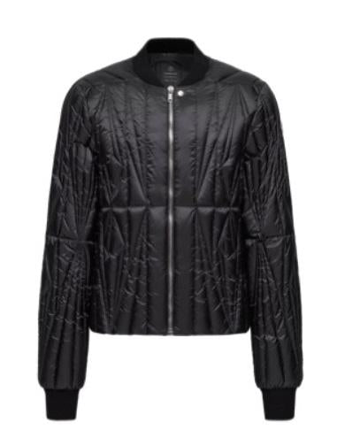 Giacca trapuntata geocamo in nero Rick Owens x Moncler - unisex<BR/> 
