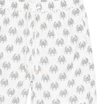 Pantaloncini da bagno con stampa granchio in bianco e nero Eleventy - uomo 
