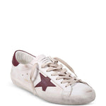 Sneakers Superstar in avorio e bordeaux Golden goose - uomo 