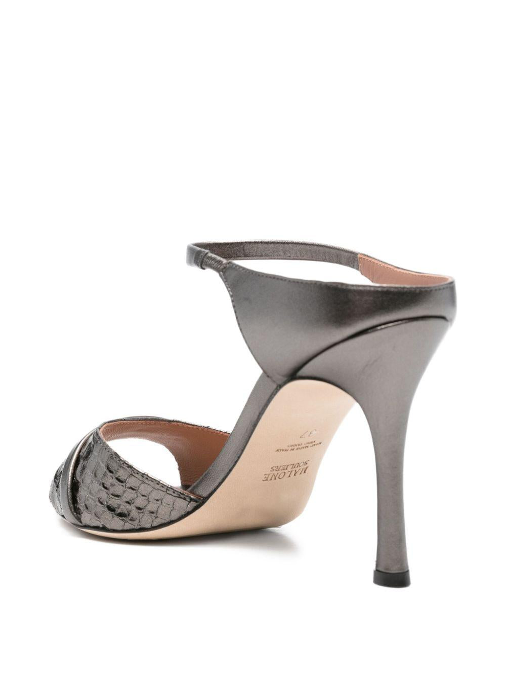 Sandali una a tacco alto in bronzo Malone souliers - donna 