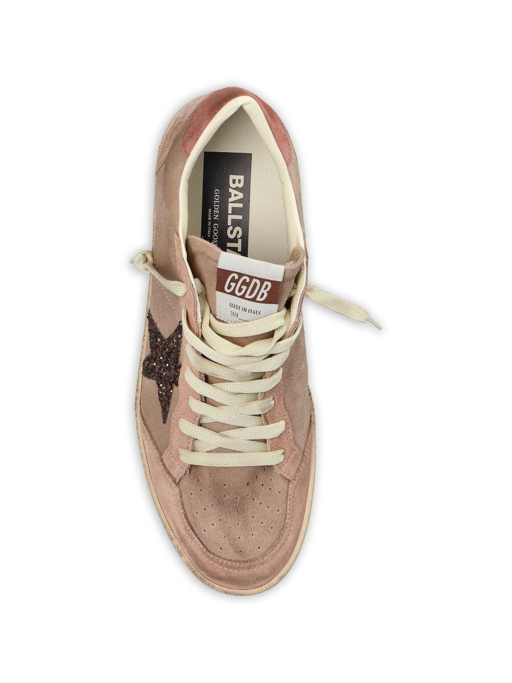 Sneakers ballstar in beige golden goose - donna 