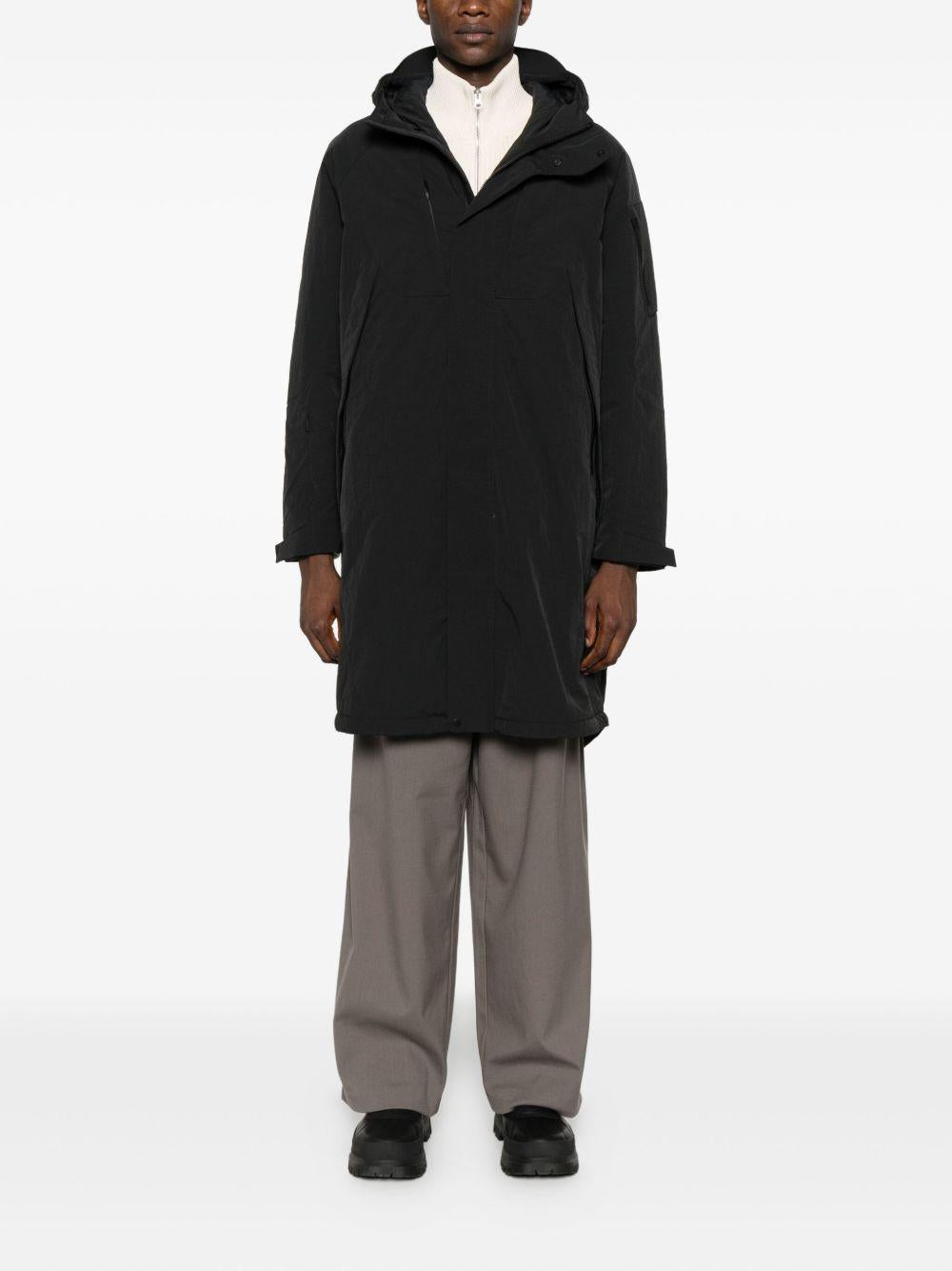 Giacca con cappuccio e zip in nero Jg1 - uomo 