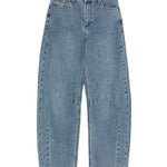 Jeans balloon con cuciture in blu Self-portrait - donna 