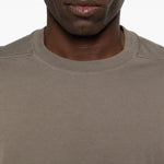 T-shirt girocollo in grigio Rick owens - uomo 