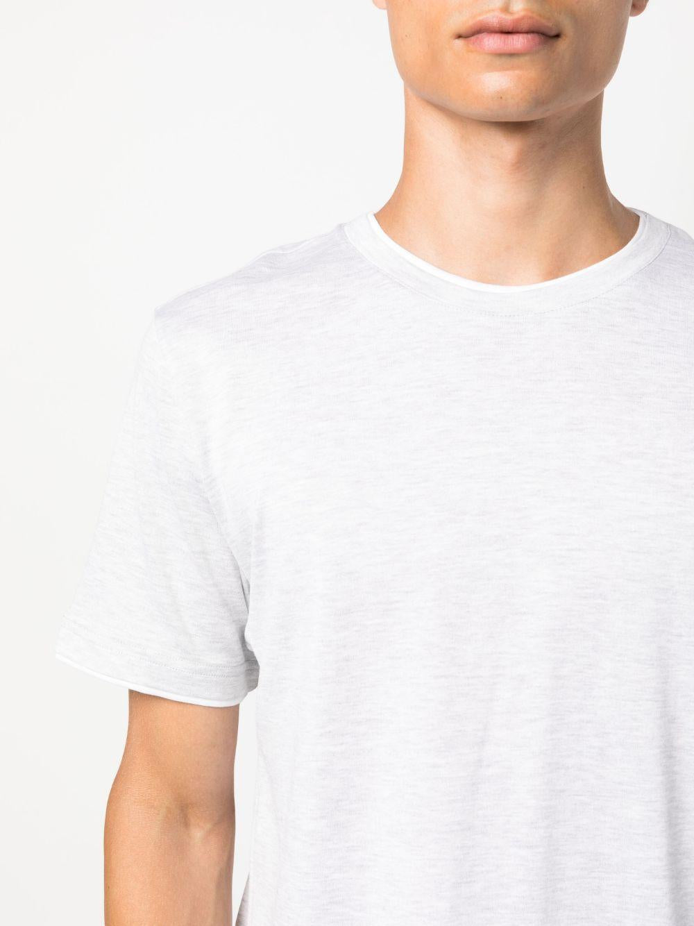T-shirt a doppio strato in grigio Eleventy - uomo 