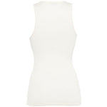 Canotta a coste in avorio Wardrobe.Nyc - donna 