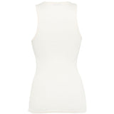 Canotta a coste in avorio Wardrobe.Nyc - donna 