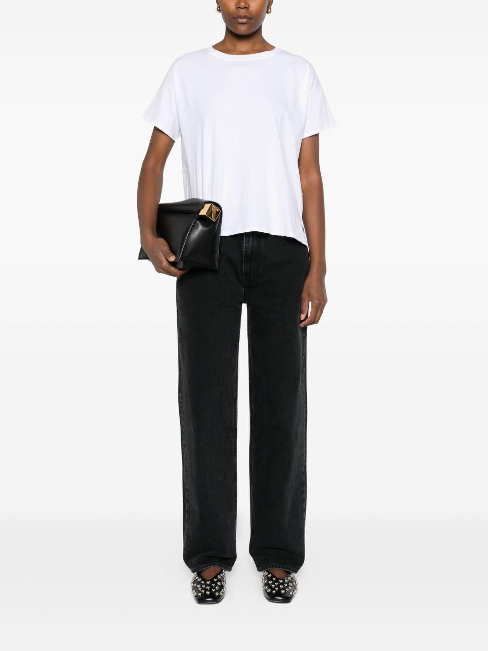 Jeans di cotone in grigio Loulou de saison - donna 
