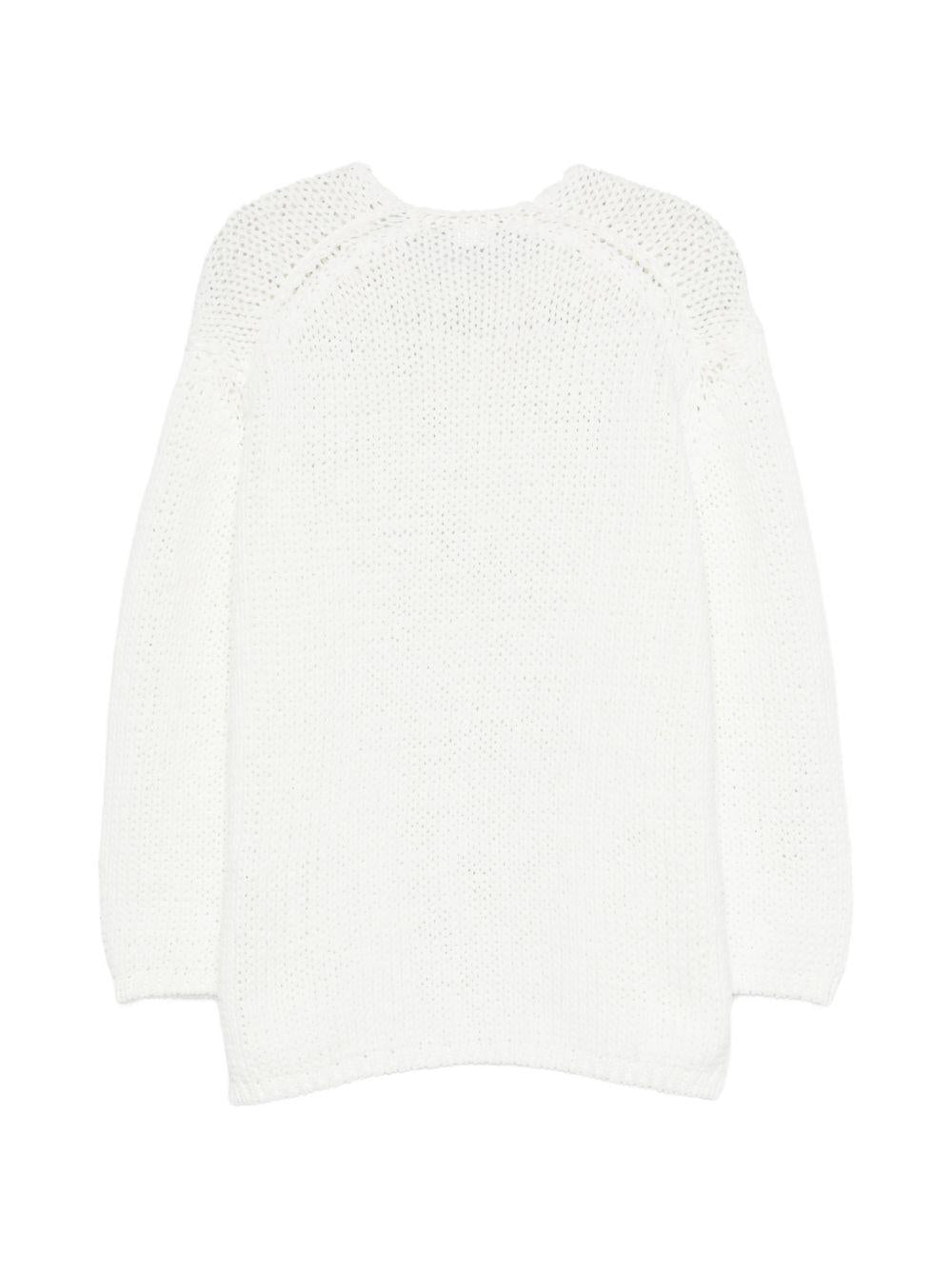 Maglia girocollo in bianco Comme Des Garçons - donna 