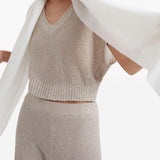 Sciarpa oversize con frange in bianco Brunello cucinelli - donna 
