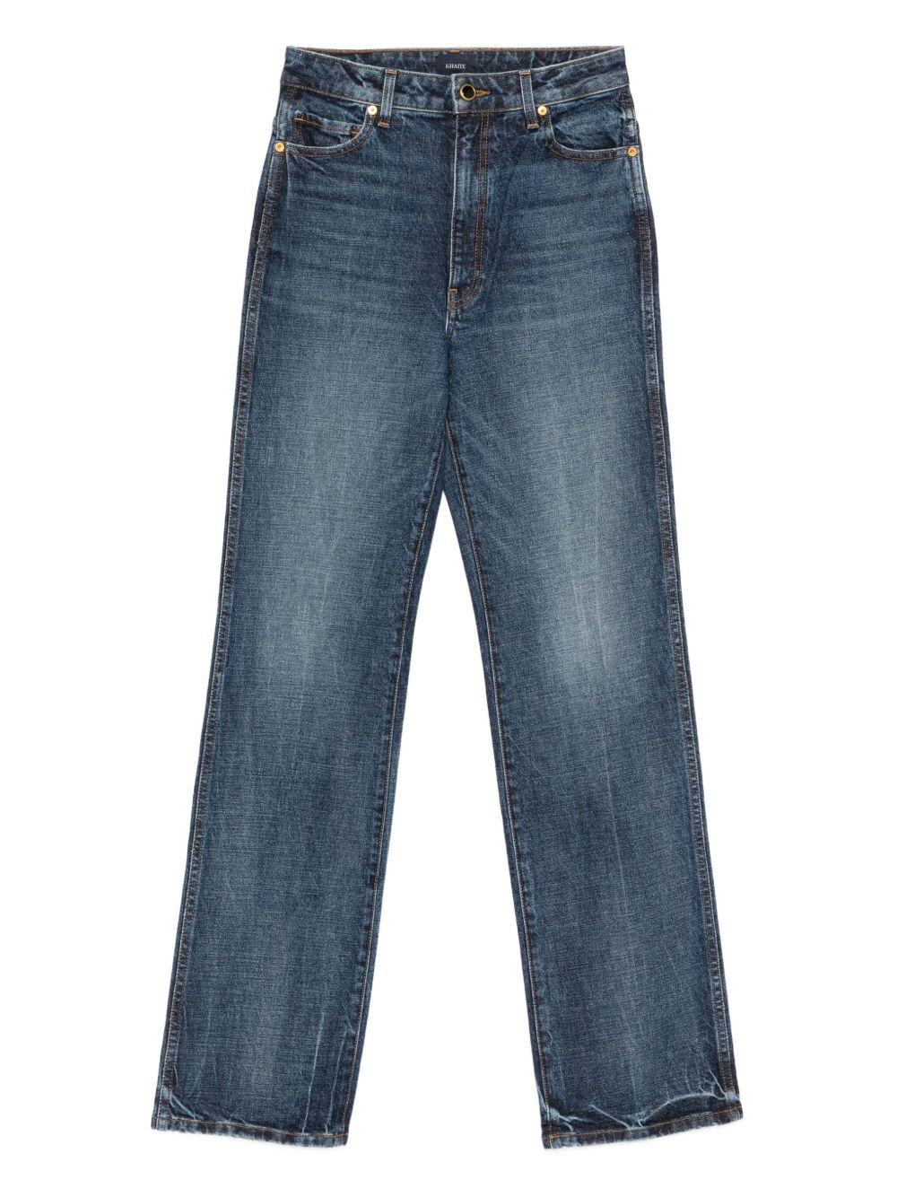 Jeans dritti Danielle in blu Khaite - donna 