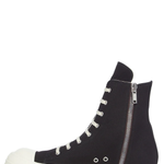 Sneakers alte cargo con taschino in nero Rick Owens Drkshdw - uomo 