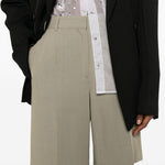 Shorts ampi in grigio Toteme - donna 