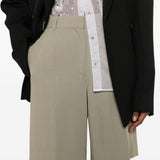 Shorts ampi in grigio Toteme - donna 