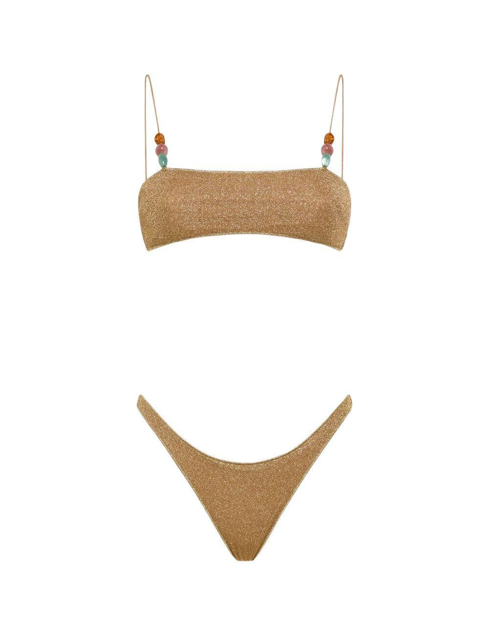 Bikini Lumiere in oro 