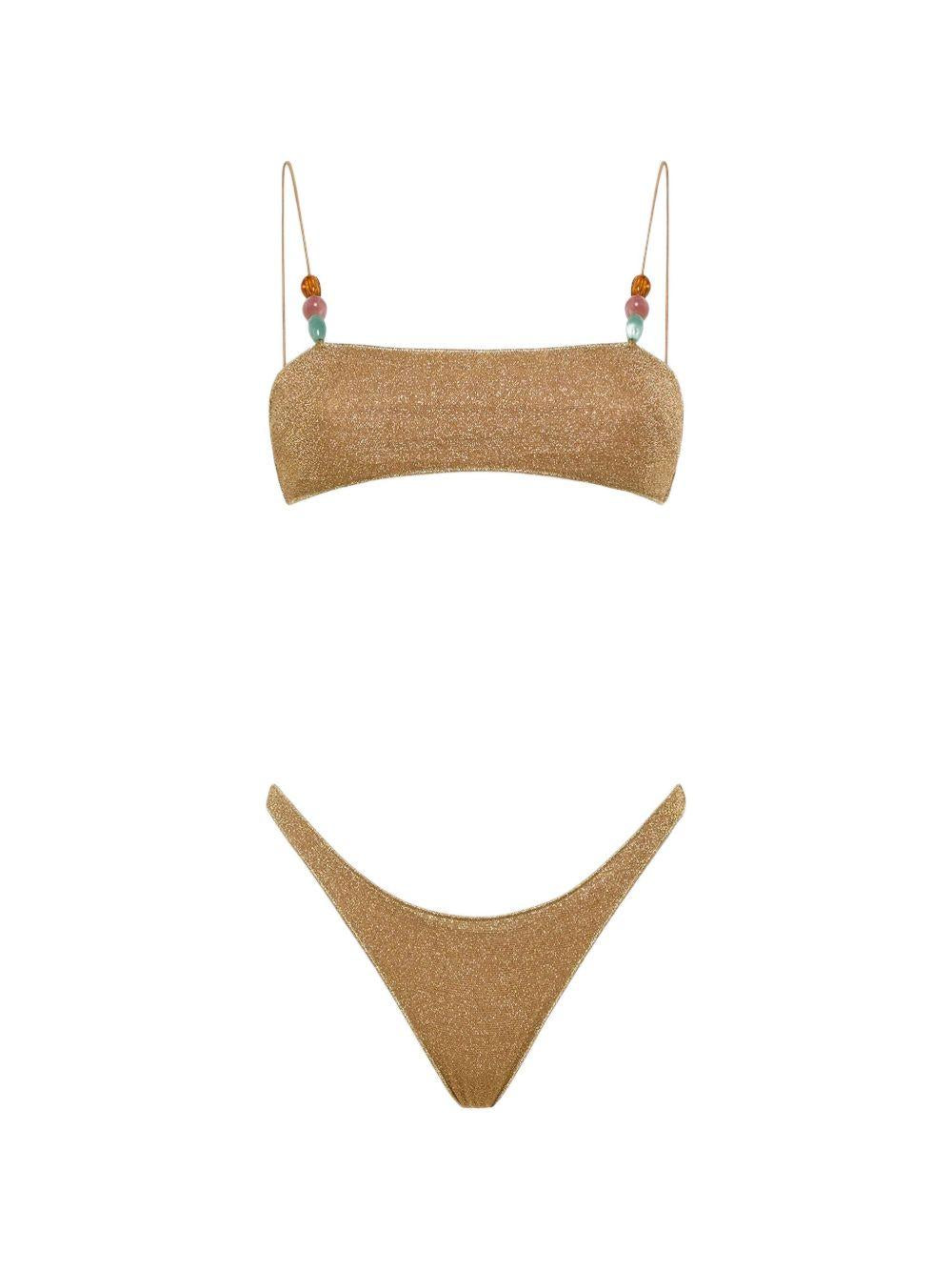 Bikini Lumiere in oro 