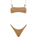 Bikini Lumiere in oro 