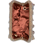 Clutch Venus con cristalli in bronzo Benedetta Bruzziches - donna 