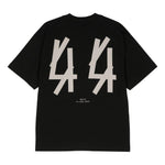 T-shirt Classic con ricamo logo in nero di 44 LABEL GROUP - uomo 