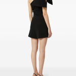 Tuta corta monospalla in nero Maxmara pianoforte - donna 