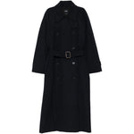 Cappotto trench doppiopetto in blu A.P.C. - donna 