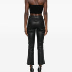 Top a fascia a costine sottili in nero Rick owens - donna 