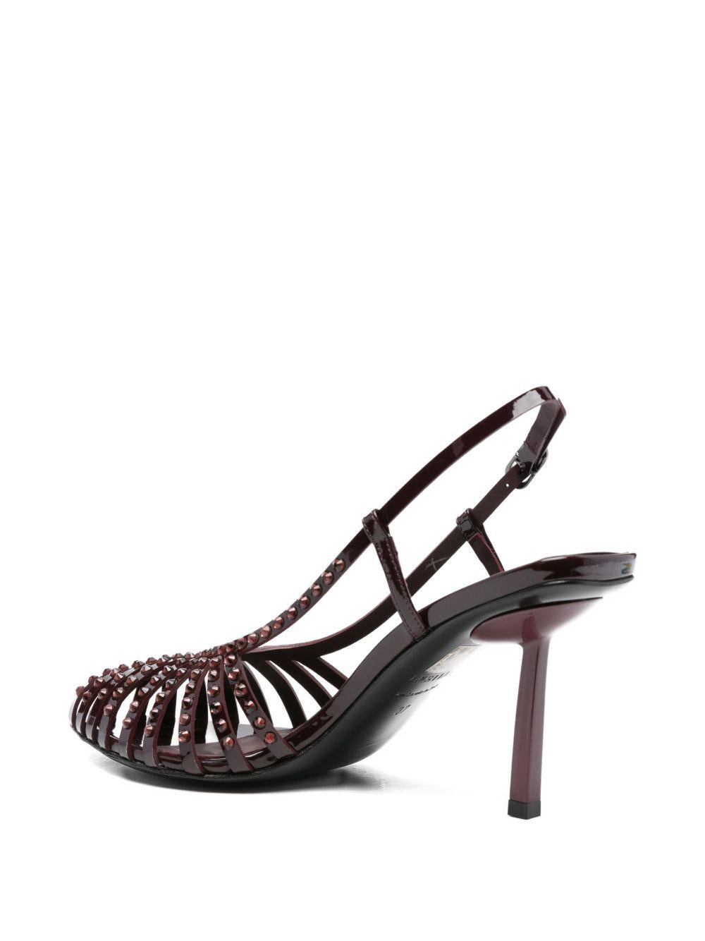 Sandali con cristalli da in bordeaux Le silla - donna 