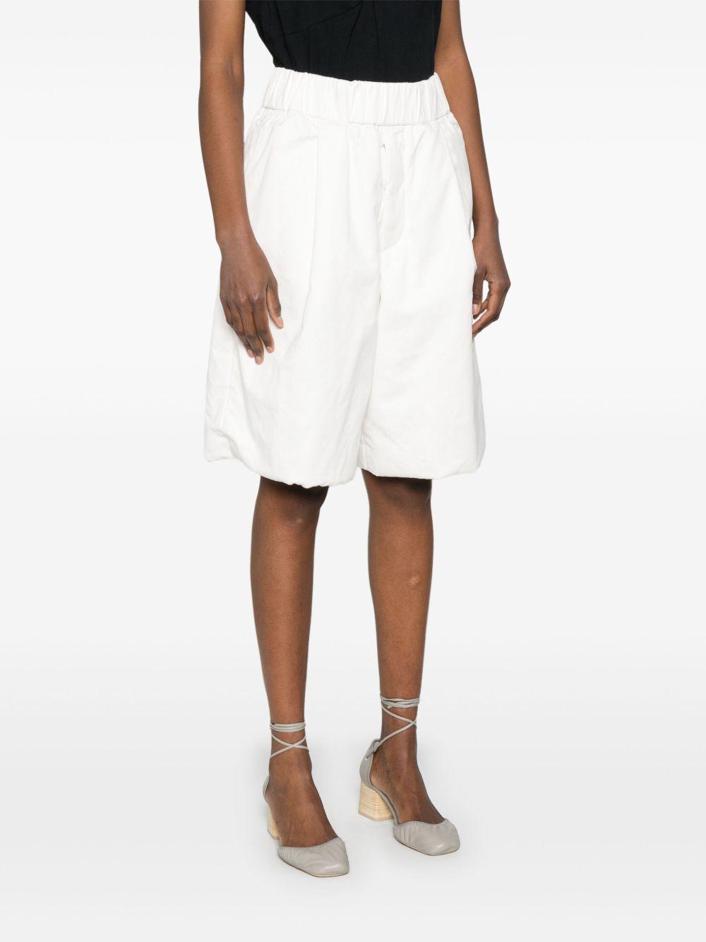 Shorts plato in bianco dries van noten - donna 